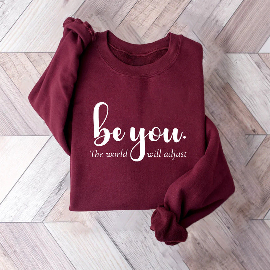 Damen Sweatshirt mit inspirierendem Motiv und motivierender Botschaft
