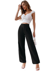 Damen elegante weite Hosen