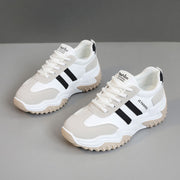 Damen Sportliche Sneaker mit atmungsaktiver Oberflächenstruktur und rutschfester Laufsohle