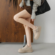 Damen modische Slip-On Sneakers mit praktischen Klettverschluss und dämpfender Laufsohle