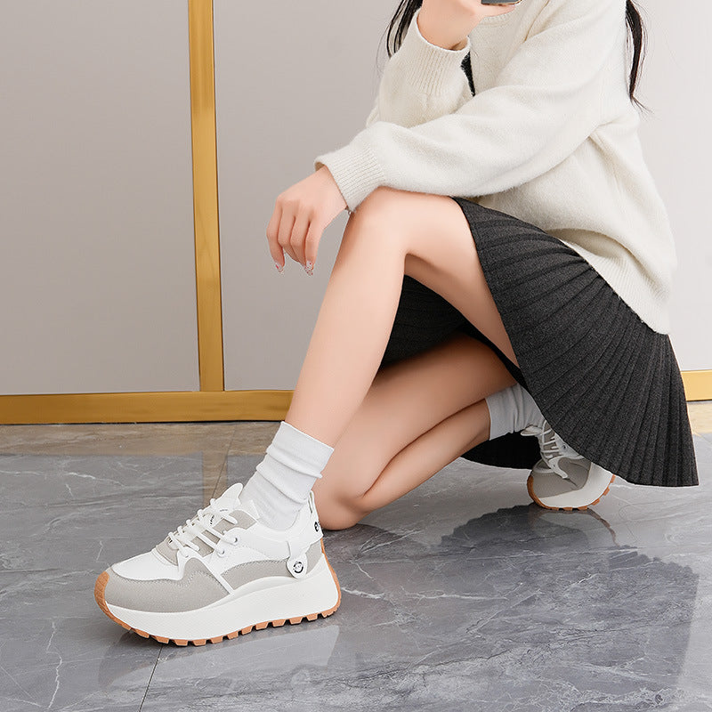 Damen Sportliche Chunky Sneakers mit hohem Tragekomfort und rutschfester Sohle