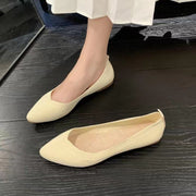 Damen elegante und atmungsaktive Ballerinas mit flexiblem Fußbett Heidi-Mode