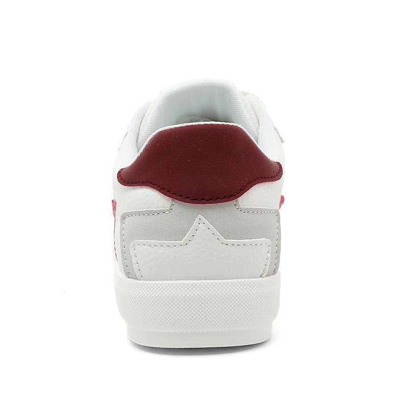 Damen Sportliche Sneaker mit perforiertem Obermaterial und robustem Gummizug