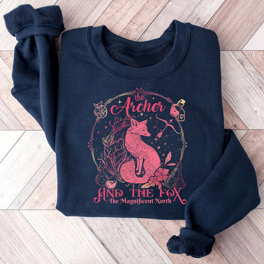 Damen Sweatshirt mit kreativem Tiermotiv und inspirierendem Druck