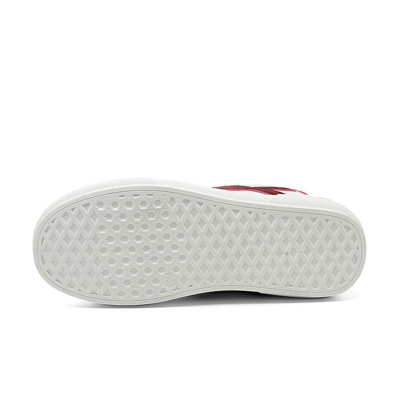 Damen Sportliche Sneaker mit perforiertem Obermaterial und robustem Gummizug