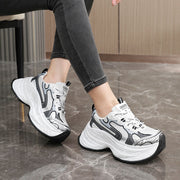 Damen Chunky Sneakers mit dämpfender Laufsohle und modischem Design