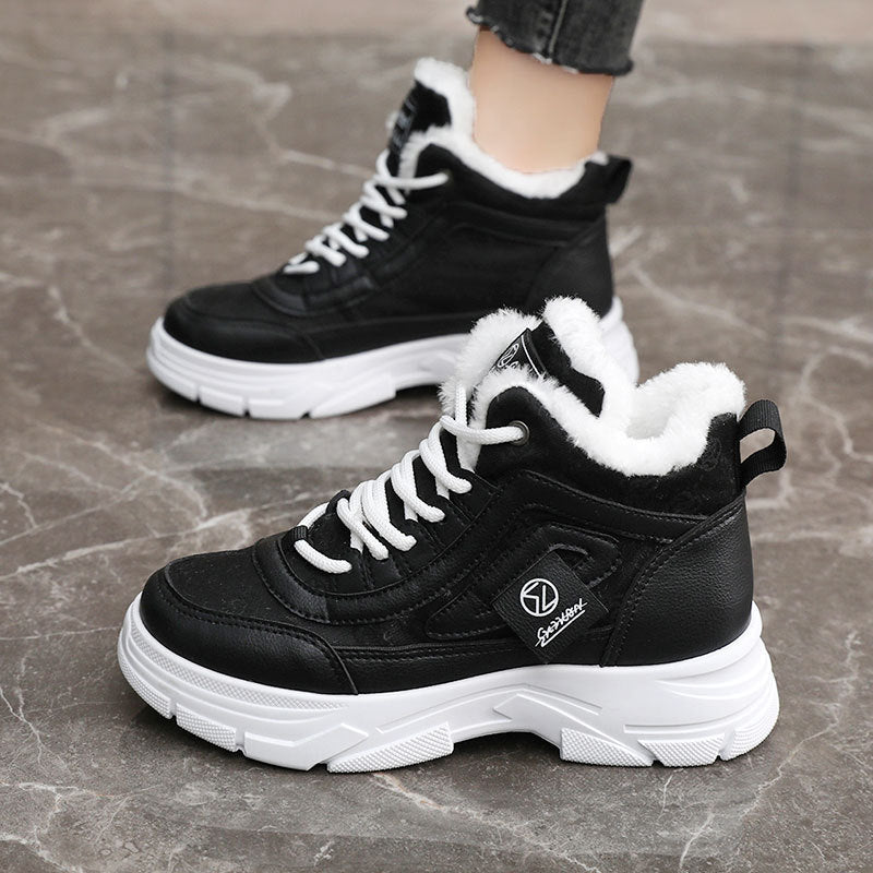 Damen Winterstiefel mit weichem Fleece-Futter und rutschfester Sohle