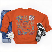 Damen Sweatshirt mit kreativem Baseball-Motiv und lässigem Schnitt