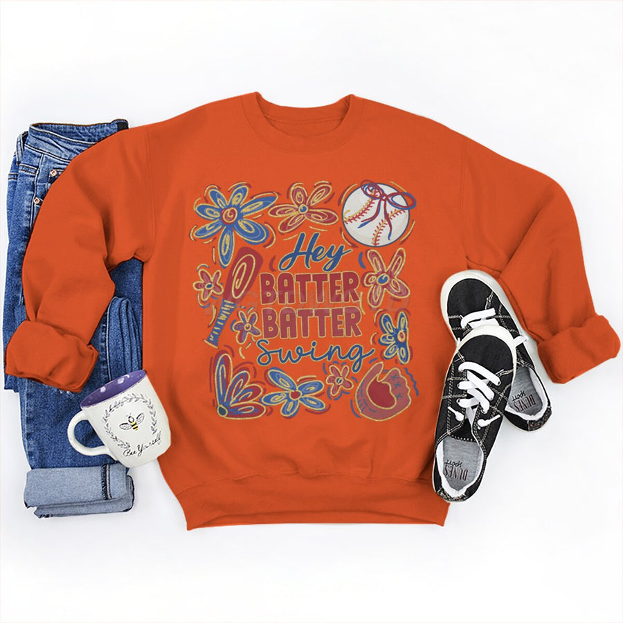 Damen Sweatshirt mit kreativem Baseball-Motiv und lässigem Schnitt