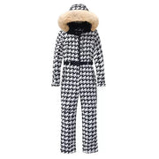 Einteiliger Skianzug für Damen | Wintersportbekleidung