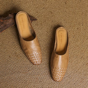Nora | Damen Leder Mules mit stilvollem Look