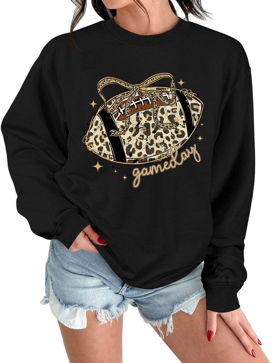 Damen Sweatshirt mit aufregendem Sportmotiv und lässigem Schnitt