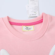 Mädchen Sweatshirt mit niedlichem Hasenmotiv Drune