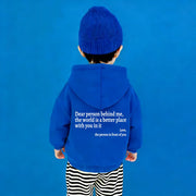 Damen Kapuzenpullover mit motivierendem Schriftzug und lässigem Schnitt