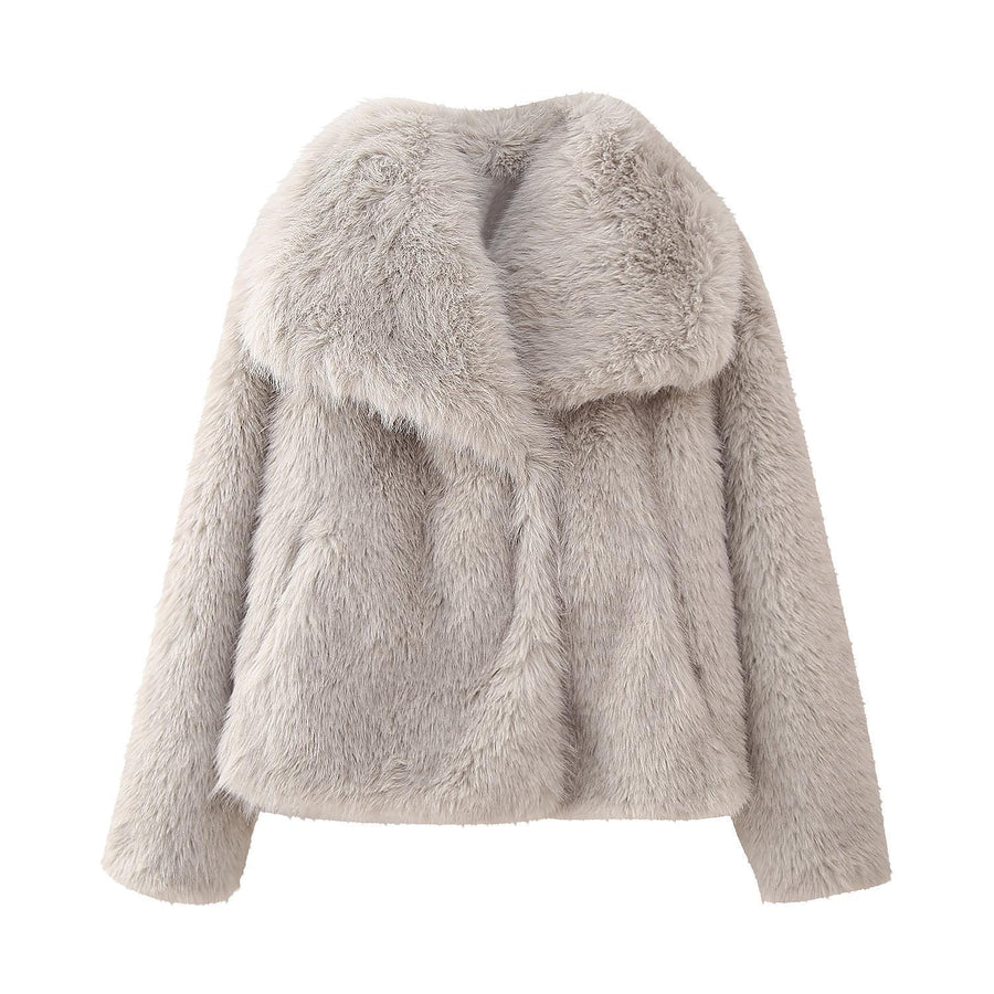 Elegante Damen Pelzjacke für stilvolle Winterlooks
