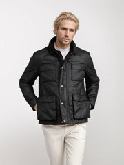 Herren wasserdichte Utilityjacke mit praktischem Stehkragen Aliams