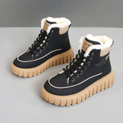 Damen Warmgefütterte Chunky Winterstiefel