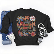 Damen Sweatshirt mit kreativem Baseball-Motiv und lässigem Schnitt