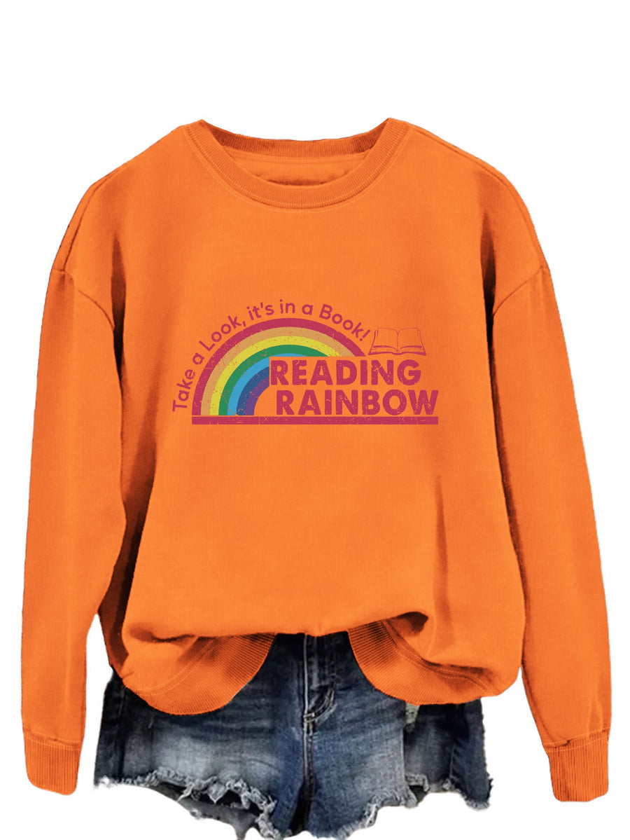 Damen lässiger Sweatshirt mit einzigartigem Druck