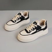 Damen Sneakers mit trendigem Plateausohlen-Design und atmungsaktiven Materialien
