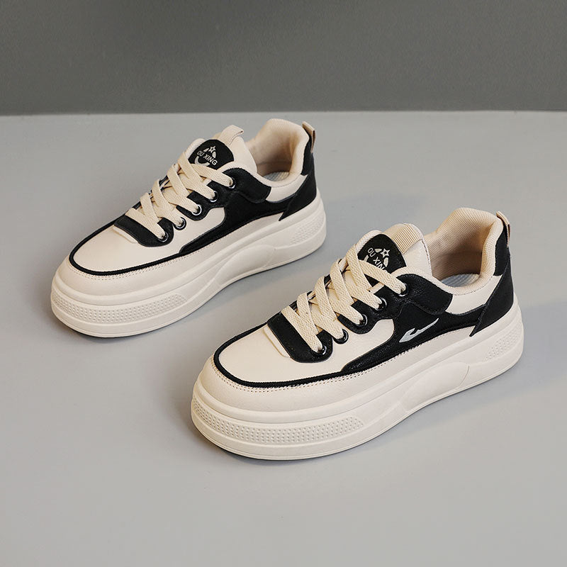 Damen Sneakers mit trendigem Plateausohlen-Design und atmungsaktiven Materialien