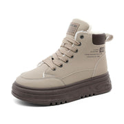 Damen High-Top Sneakers mit warmem Fleece-Futter und rutschfester Laufsohle