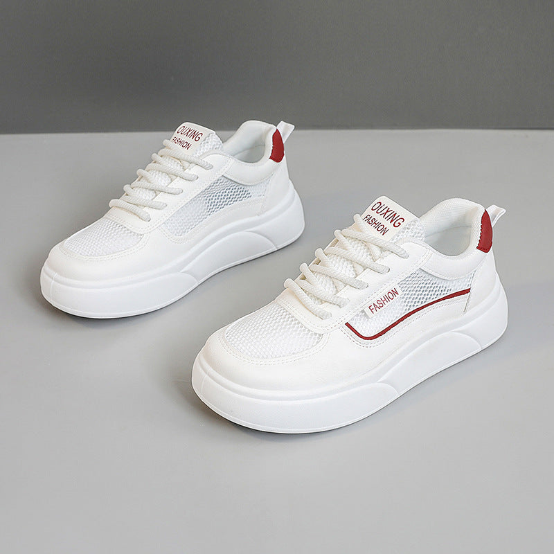 Damen Trend-Sneaker mit atmungsaktivem Mesh-Obermaterial und dämpfender Laufsohle