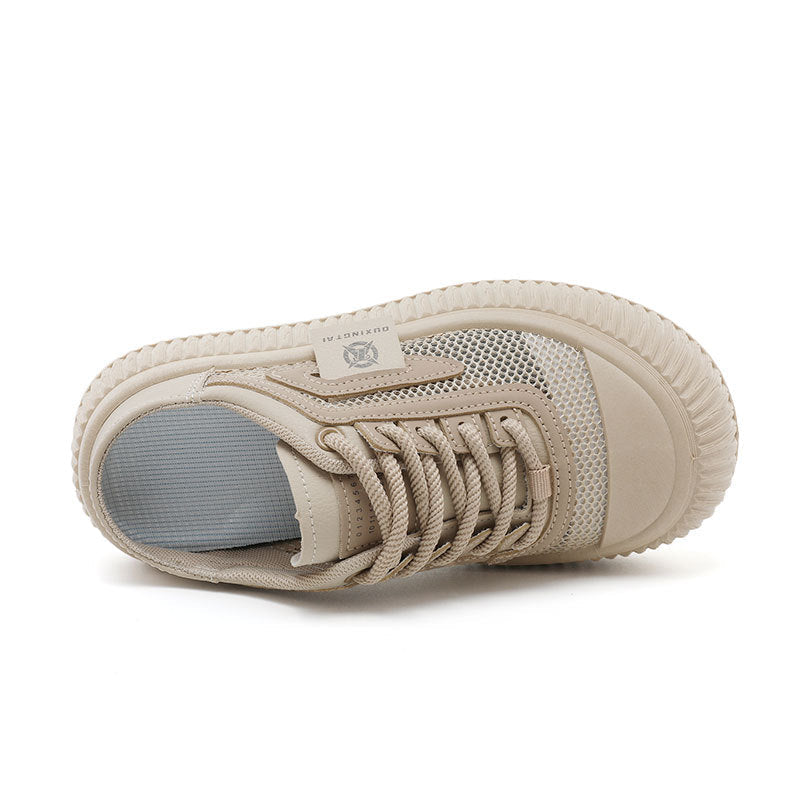 Damen lässige Sneaker mit atmungsaktiver Mesh-Oberfläche und rutschfester Gummisohle
