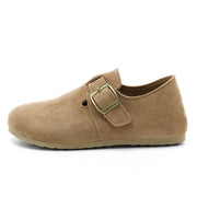 Damen Clogs mit praktischem Schnallenverschluss und rutschfester Sohle