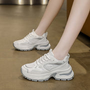 Damen Sportliche Sneakers mit atmungsaktivem Mesh-Obermaterial und stoßdämpfender Sohle