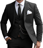 Modisch Moderner Slim Fit Hochzeitsgast Anzug für Herren | Dreiteilig