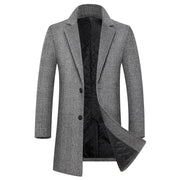 Herren eleganter Karomantel Aliams