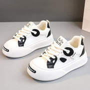 Damen Sportliche Plateau Sneakers mit atmungsaktivem Mesh-Obermaterial und dämpfender Sohle