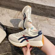 Damen modische Freizeitsneaker mit elastischem Obermaterial und dämpfender Laufsohle