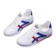 Damen Retro-Inspirierte Freizeitschuhe mit atmungsaktiver Lederoberfläche und bequemer Dämpfung Heidi-Mode