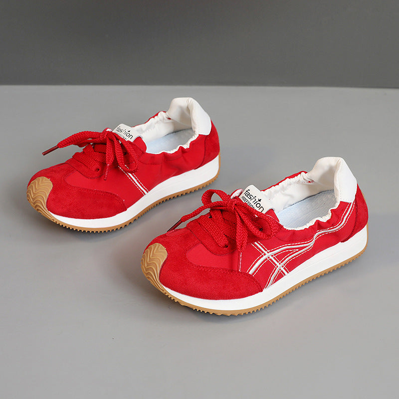 Damen Sportliche Sneaker mit elastischem Einstieg und rutschfester Sohle