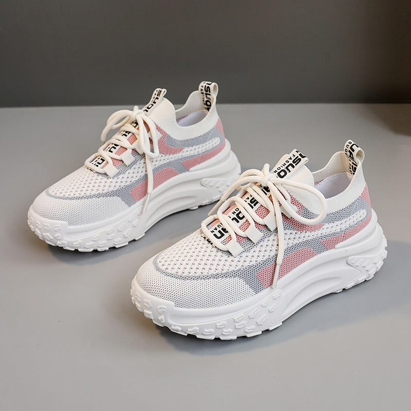 Damen Sportliche Fashion Sneakers mit atmungsaktivem Obermaterial