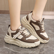 Damen Sportliche Chunky Sneakers mit gepolsterter Laufsohle