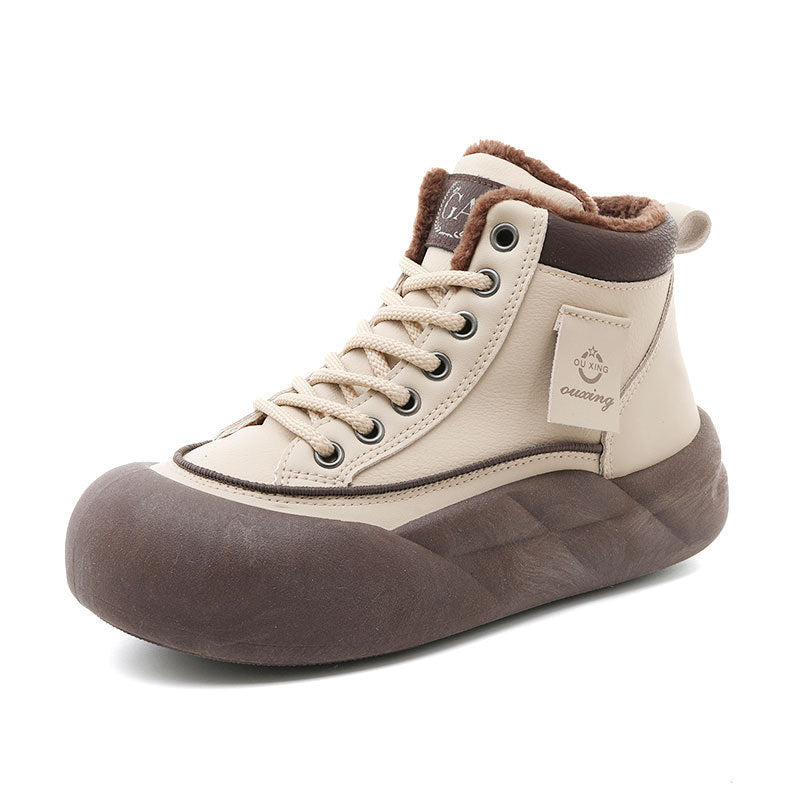Damen Winterliche Stiefel mit weichem Fleece-Futter und rutschfester Sohle