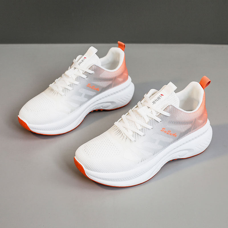 Damen Sportliche und leichte Sneakers mit atmungsaktivem Mesh-Obermaterial