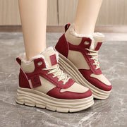 Damen Winterliche Hochstiefel mit kuscheligem Innenfutter