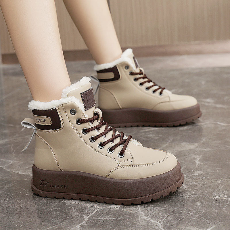 Damen Winterliche Stiefel mit kuscheligem Fleece-Futter und rutschfester Sohle