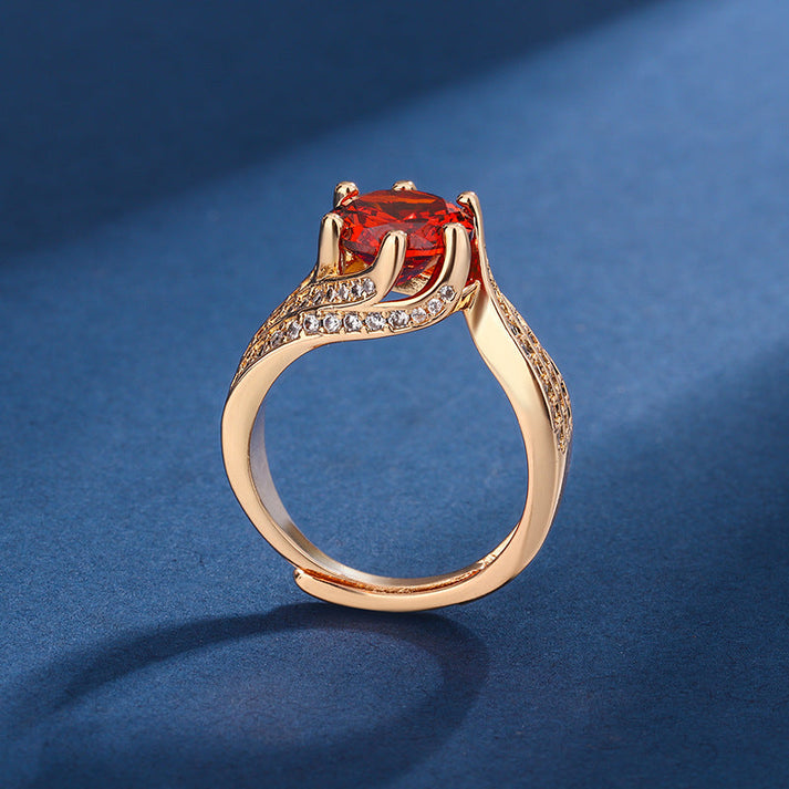 Halyna – 3-Karat-Super-Flash-Moissanite-Ring