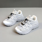 Damen Sportliche Laufschuhe mit elastischen Schnürsystem und atmungsaktiver Mesh-Oberfläche