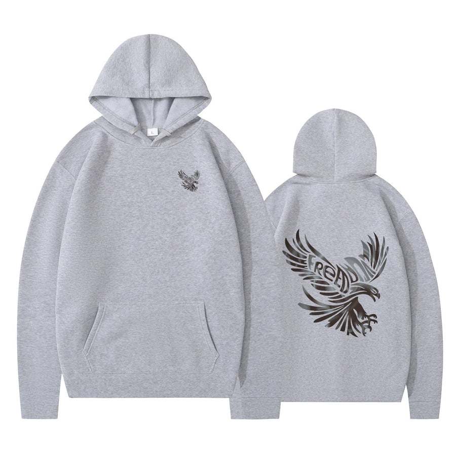 Damen Kapuzenpullover mit ikonischem Adlerdesign und weichem Innenfutter