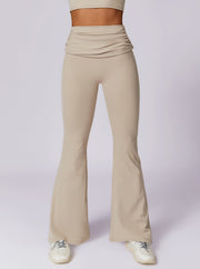 Elvira | High-Waist Leggings mit gerafftem Bund