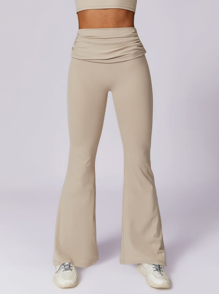 Elvira | High-Waist Leggings mit gerafftem Bund