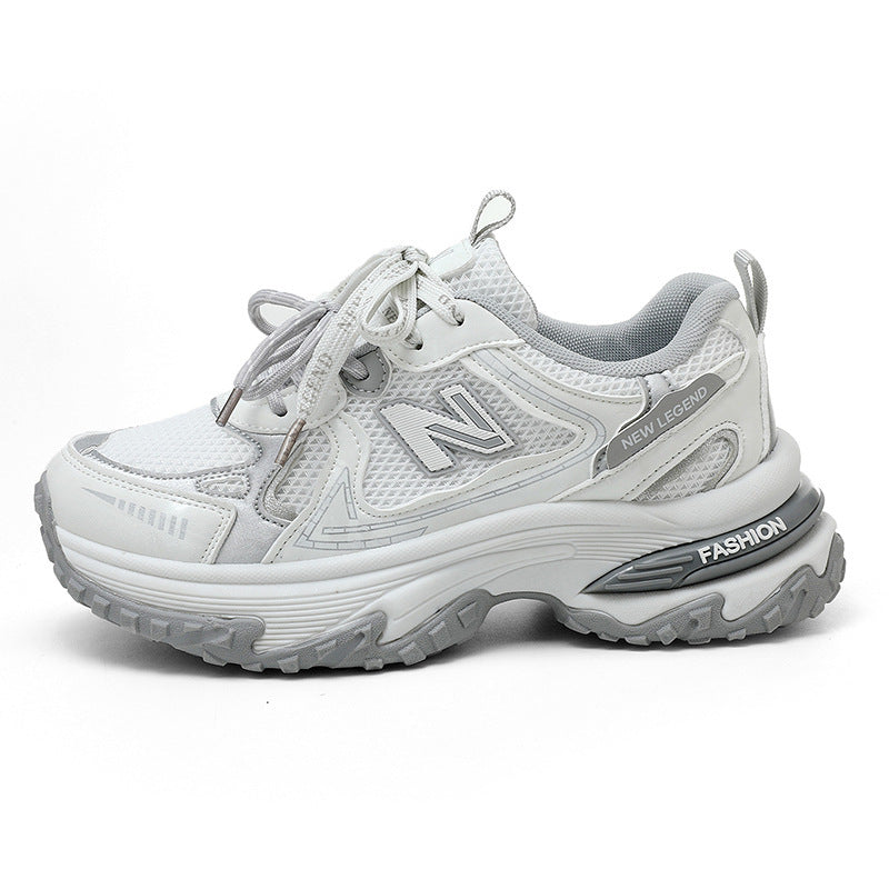 Damen Sportliche Sneakers mit atmungsaktiver Mesh-Oberfläche und dämpfender Laufsohle    1771555686