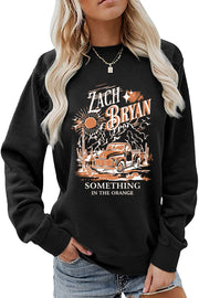 Damen Sweatshirt mit inspirierendem Vintage-Truck-Design