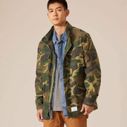 Herren multifunktionale Parkajacke mit verstellbarem Kragen und stabilen Taschen Aliams